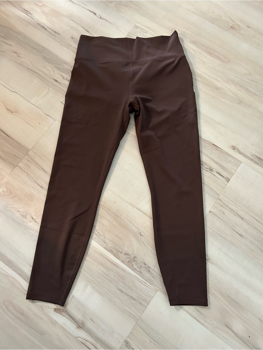 Vuori AllTheFeels Leggings Sz L VW4018 Brown High Rise Yoga Pilates Athleisure - Picture 10 of 14